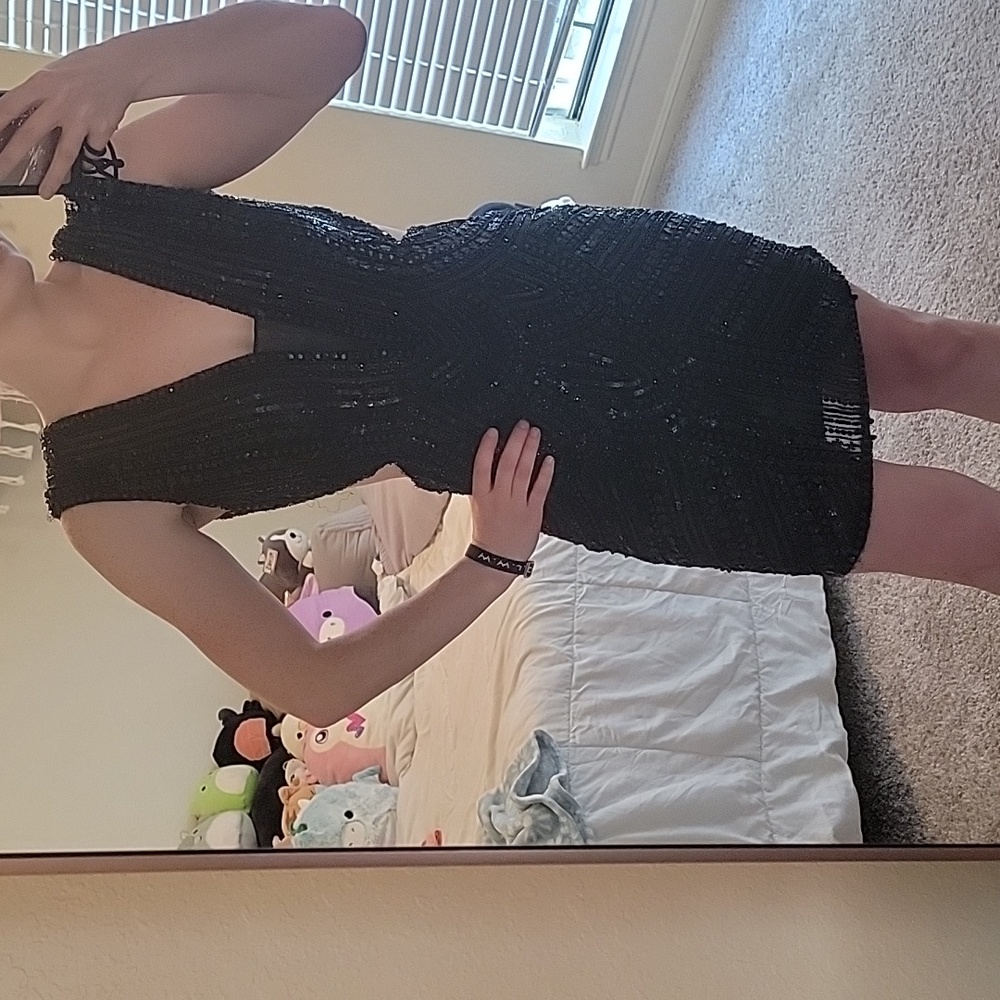 Sherri Hill sequin mini dress